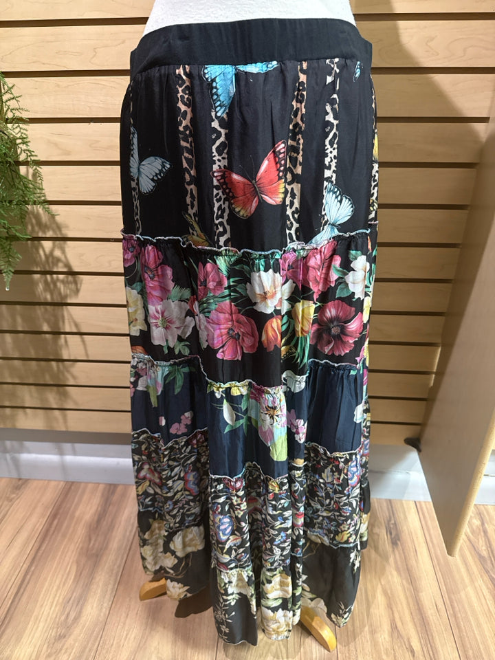 Johnny Was Silk Skirt