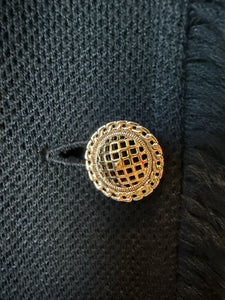 St. John Caviar Wool Blend Jacket