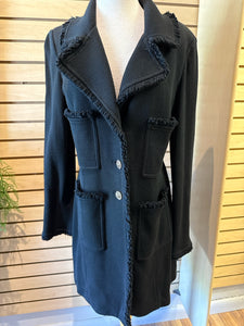 St. John Caviar Wool Blend Jacket