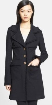 St. John Caviar Wool Blend Jacket