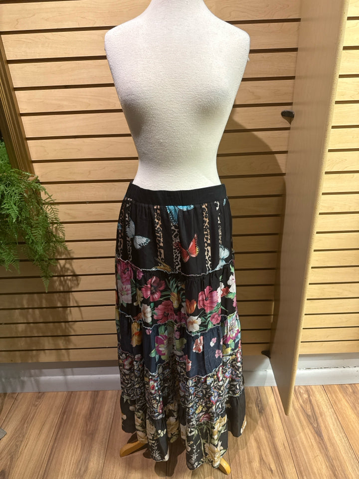 Johnny Was Silk Skirt